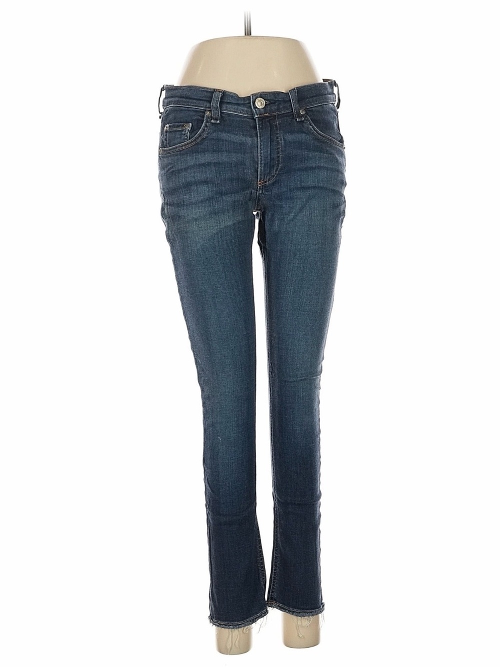 rag & bone Dark Blue cropped Jeans